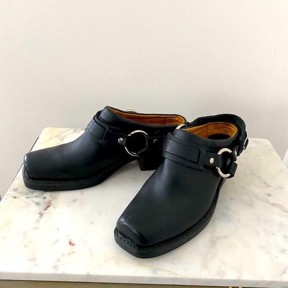 Frye Shoes - Frye Motorcycle Booties 8.5